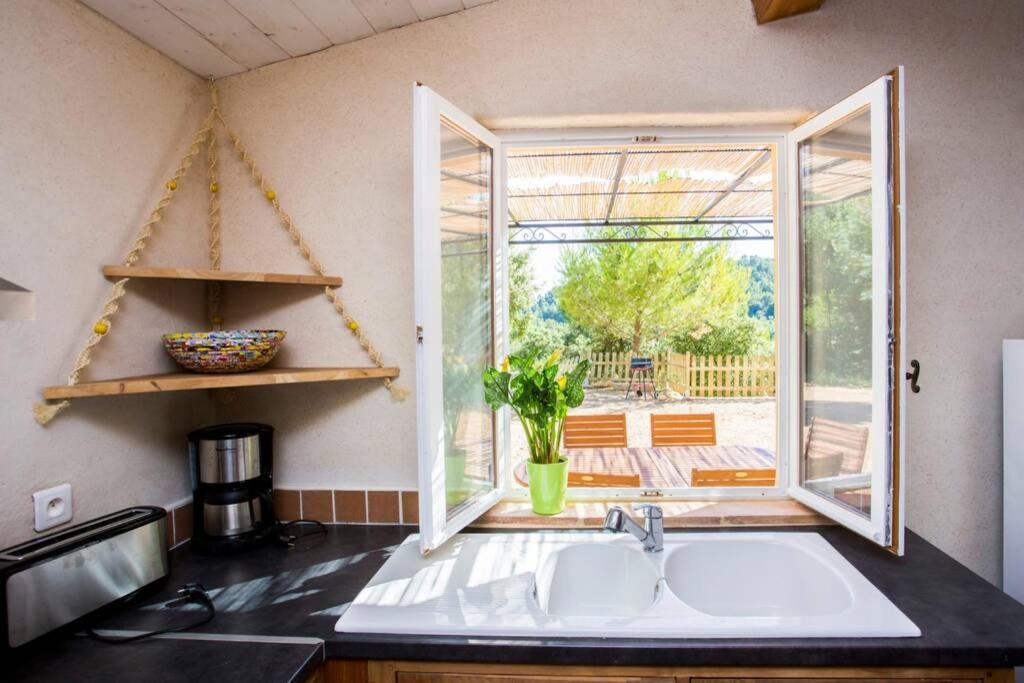 L'Arbre A Soleil Villa Aigues-Vives  Luaran gambar